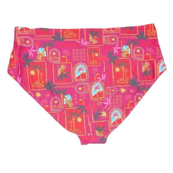 NWT Old Navy swim bottoms size XXL High-Waisted French-Cut Bikini novelty print - Picture 2 of 8